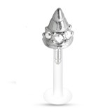 Piercing micro-labret PTFE 24 - Pointe strass