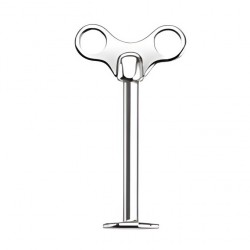 Piercing micro-labret 10 - Clé de remontage
