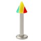 Piercing labret acrylique 07 - Rasta pointe