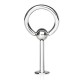 Piercing labret 04 - Boule avec anneau esclave