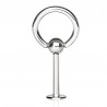 Piercing labret 04 - Boule avec anneau esclave