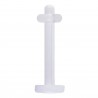 Piercing labret téflon 01 - Retainer discret
