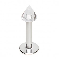 Piercing labret acrylique 02 - Pointe unicolore transparente