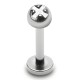 Piercing labret 56 - Vis ronde
