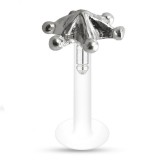 Piercing micro-labret PTFE 26 - étoile