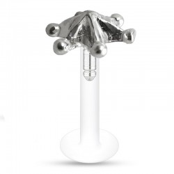 Piercing micro-labret PTFE 26 - étoile