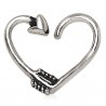 Piercing micro-bcr 175 - Coeur avec flèche
