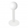 Piercing micro labret acrylique boule unicolore blanche (19)