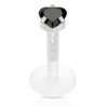 Piercing micro-labret téflon 22 - Cristal cœur noir