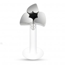 Piercing micro-labret PTFE 09 - Fleur