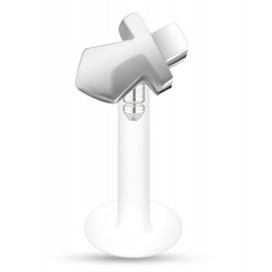 Piercing micro-labret PTFE 46 - Croix