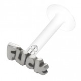Piercing micro-labret PTFE 60 - Fuck