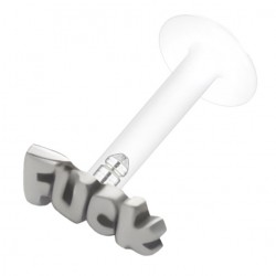 Piercing micro-labret PTFE 60 - Fuck