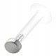 Piercing micro-labret téflon 54 - Petit cercle gris