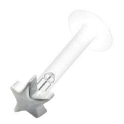 Piercing micro-labret PTFE 56 - étoile