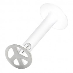 Piercing micro-labret PTFE 90 - Peace and love
