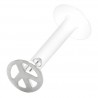 Piercing micro-labret téflon 90 - Cercle "Peace and love"