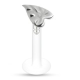 Piercing micro-labret PTFE 68 - Feuille