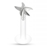 Piercing micro-labret PTFE 70 - étoile de mer