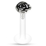 Piercing micro-labret PTFE 76 - Rose