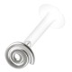 Piercing micro-labret téflon 81 - Spirale grise