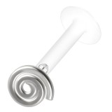 Piercing micro-labret PTFE 81 - Spirale