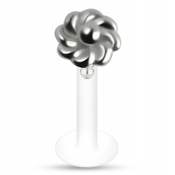 Piercing micro-labret PTFE 82 - Fleur