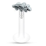 Piercing micro-labret PTFE 98 - Feuille