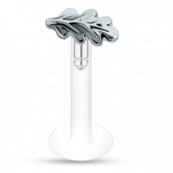 Piercing micro-labret PTFE 98 - Feuille