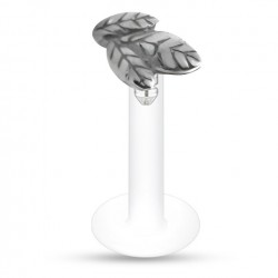 Piercing micro-labret PTFE 105 - Feuilles