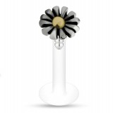 Piercing micro-labret PTFE 113 - Fleur