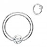 Piercing micro-bcr 83 - Strass plat transparent