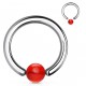 Piercing micro-bcr 23 - Boule acrylique rouge