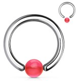 Piercing micro-bcr 23 - Boule acrylique rose
