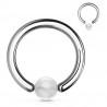 Piercing micro-bcr 23 - Boule acrylique transparente