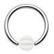 Piercing micro-bcr 24 - Boule Beach-ball transparente