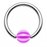 Piercing micro-bcr 24 - Boule Beach-ball lilas