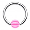 Piercing micro-bcr 24 - Boule Beach-ball rose