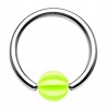 Piercing micro-bcr 24 - Boule Beach-ball vert-pomme