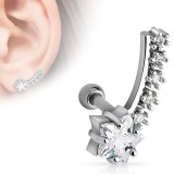 Piercing oreille original 17 - étoile A