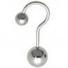 Piercing oreille original 10 - Deux boules