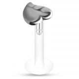 Piercing micro-labret PTFE 116 - Coeur