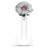 Piercing micro-labret PTFE 119 - Fleur