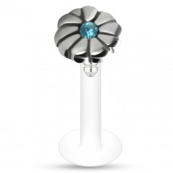 Piercing micro-labret PTFE 120 - Fleur
