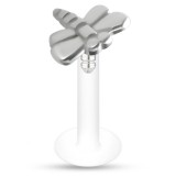 Piercing micro-labret PTFE 121 - Libellule