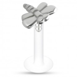 Piercing micro-labret PTFE 121 - Libellule