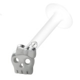 Piercing micro-labret PTFE 124 - Crâne