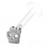 Piercing micro-labret téflon 124 - Crâne avec nœud-papillon