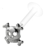 Piercing micro-labret PTFE 125 - Crâne
