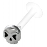 Piercing micro-labret PTFE 126 - Crâne